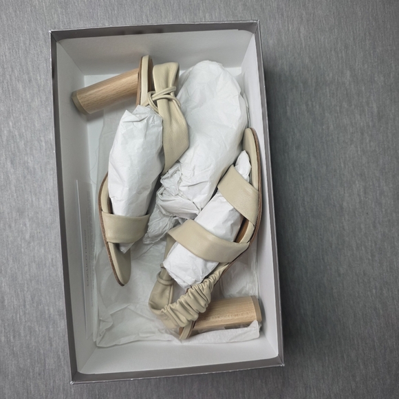 Coclico Gabby Insecto Elegant Cream Women's Heel Sandals - Picture 6 of 7